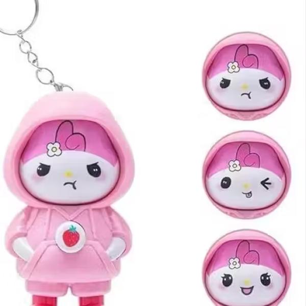 Cute Bag Keychain Cartoon Accessory for Backpack and Car Keys